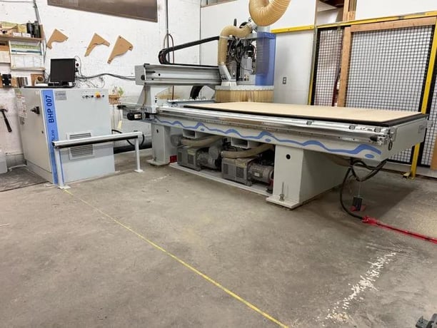 Homag #BHP-007, Flat Table CNC Machine, 24000 RPM, vacuum table, 12 HP, 2011 - Image 2