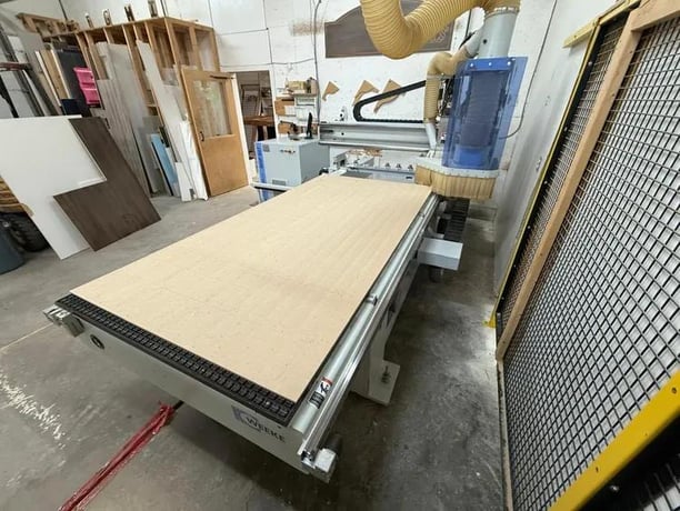Homag #BHP-007, Flat Table CNC Machine, 24000 RPM, vacuum table, 12 HP, 2011 - Image 3