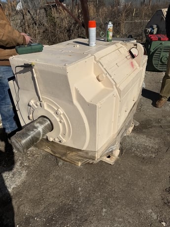 1000 HP 850/1270 RPM Reliance, Frame B843AT, SPFV, 500 VA, 240 VF, Rebuilt - Image 4