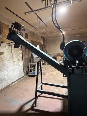 Eldan #GRA-F952, heavy duty granulator / refiner, 100 HP, e-scrap, air cooled motor - Image 3