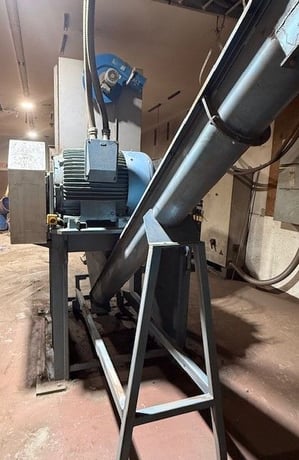 Eldan #GRA-F952, heavy duty granulator / refiner, 100 HP, e-scrap, air cooled motor - Image 4
