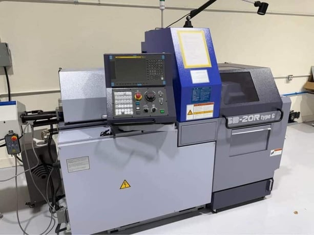 Star #SB-20R type G, CNC Swiss type automatic lathe, Fanuc 0iTF Plus, Temca Steady 320 bar feeder, unused - Image 2