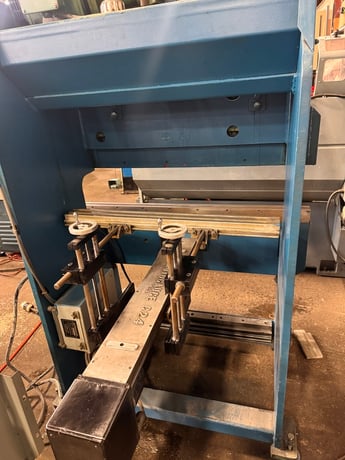 20 Ton, Allsteel #20-4, CNC Hydraulic Press Brake, 4' bed length, 38" between frames, 0' throat depth, 0-4" - Image 4