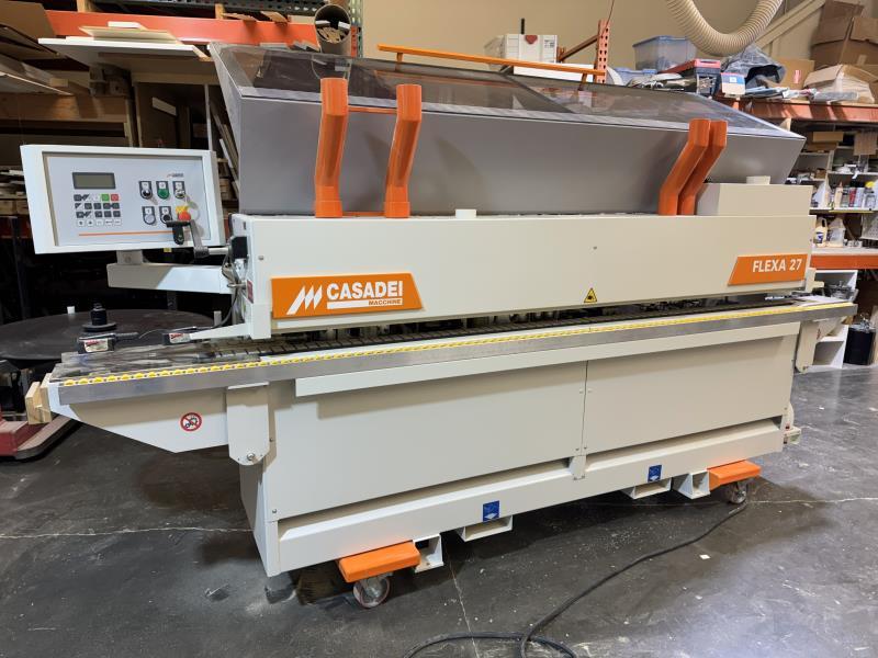 Casadei #Flexa-27, Edgebander, pre-mill & corner rounding, 37 amps, MEGA 120 controller, CA4048 Spray Mist - Image 1