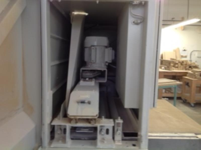42" Timesavers #143-2-OB, Orbital Sander, 5" wide platens, 3 HP & 0.75 HP drive motor, 5-15 FPM conveyor belt - Image 3