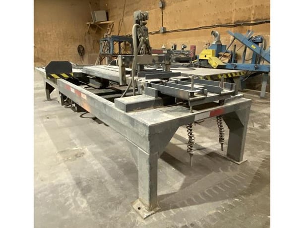 Industrial Resources #Pass-One, Pallet Dismantler, 400+ pallets per shift, 14' L x 5' width table, 7.5 HP - Image 1