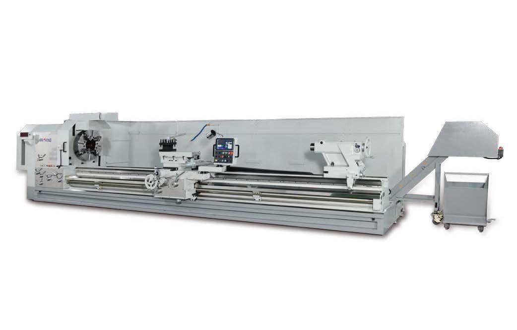 50.2" x 60"/480" Proking #PA-50, gap lathe, 39.8" swing over cross slide, 6-22" bore, 30 HP, tailstock - Image 1