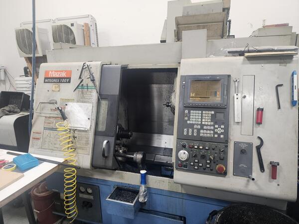 Mazak #INTEGREX-100" Y, cnc lathe, 18.5" swing, 6" chuck, 2010 - Image 1
