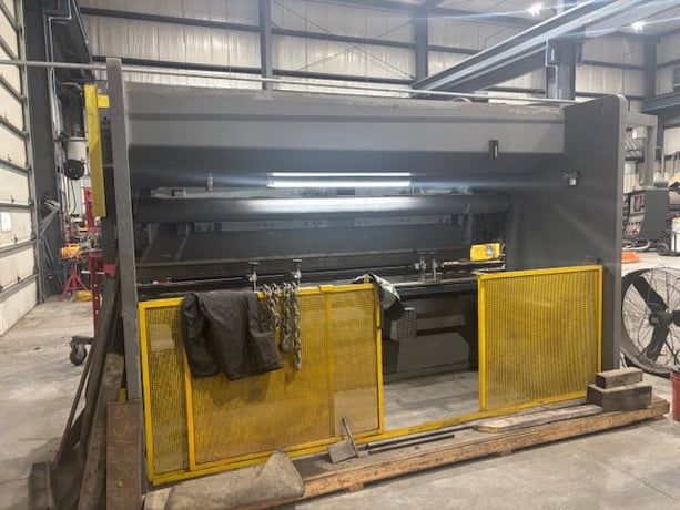 225 Ton, Primeline #APH-3709, Hydraulic Press Brake, 12' overall, 8.7" stroke, 2.75" adj., 20 HP, Elgo 8822 - Image 6