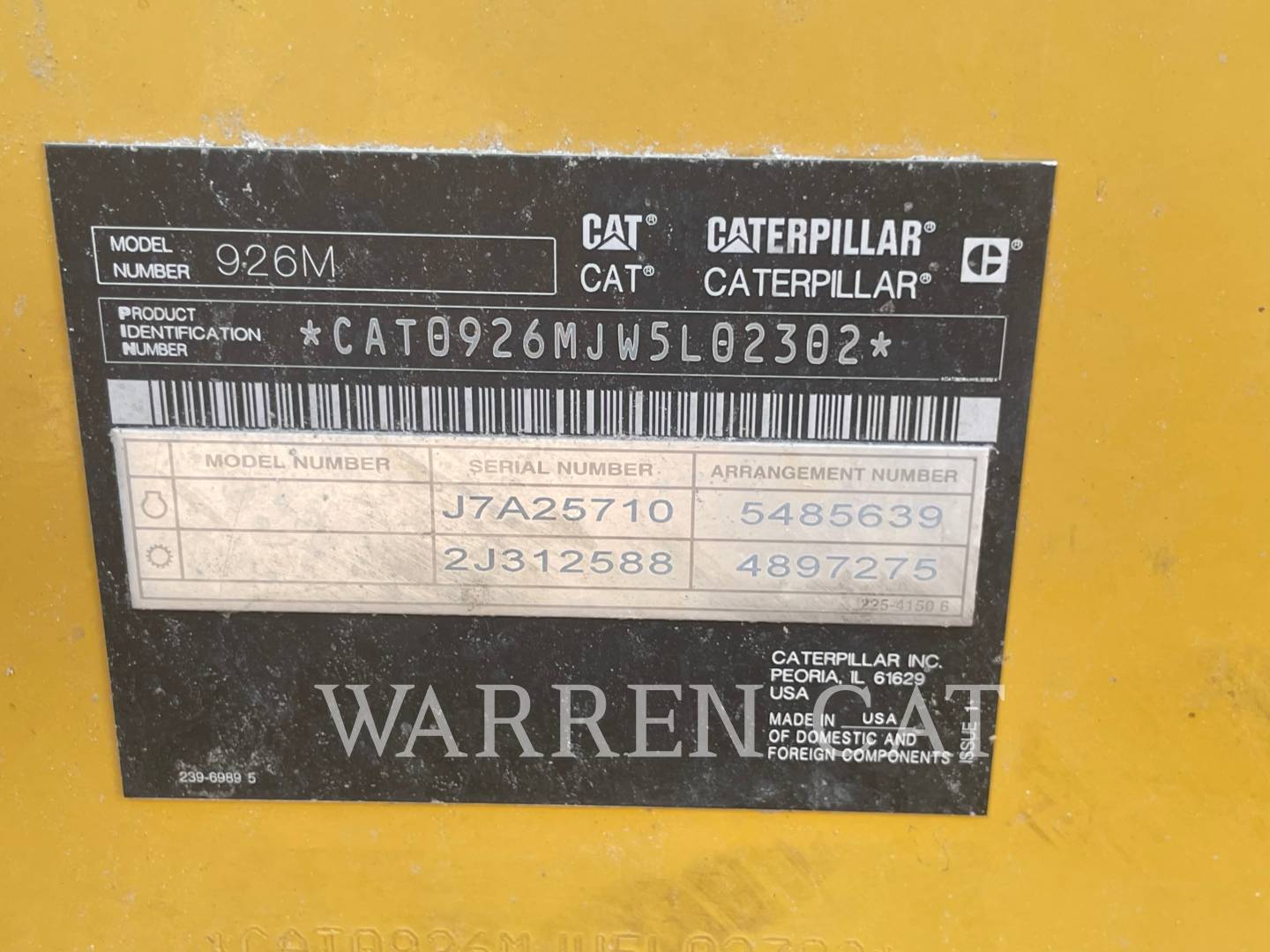 Cat 926M HL, Wheel Loader, 8363 hours, S/N: W5L02302, 2022 - Image 6
