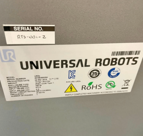 Universal Collaborative Robot, ur- 3e, 6-Axis, 3 Kg payload, 500mm reach, floor, inverted, angle - Image 5