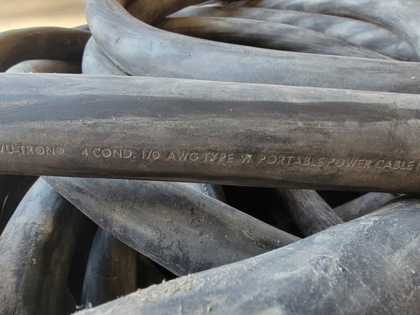 328' Carol #Super Vu-Tron, Portable Power Cable, 4-Conductor, 1/0 AWG, 2000 Volts - Image 4