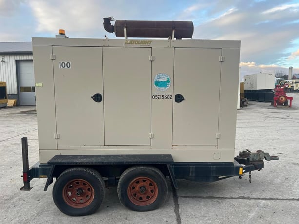 105 KW Katolite #D105F-J4T2, Portable Genset w/ Enclosure & Base Fuel Tank, 6.8 Liter John Deere Engine - Image 3