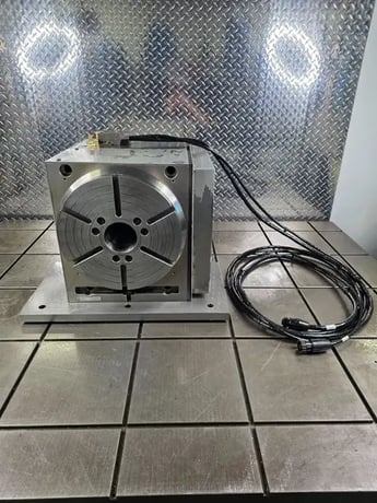 12.2" Haas #SHRT-310SPB, 4-Axis CNC Rotary Table, 9" center height, 100 psi brake torque, 72:1 gear ratio - Image 2