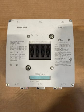 400 Amp. Siemens, SIRIUS 3RT1075-6...6, 600 VAC Contactor (6 Available) - Image 2