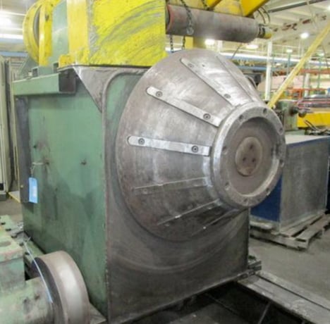 50000 lb. Cincinnati, double cone uncoiler with coil car, 72" width, 20"-30" ID, air clutches - Image 2
