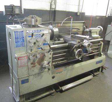 16" x 40" Sharp #1640C, gap bed engine lathe, 8.75" swing over cross slide, Dony 2-Axis digital read out - Image 1