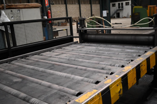 59" x 0.394" Fagor Arrasate, Cut-To-Length Line, 55000 lb., 82 FPM, 1975 - Image 3