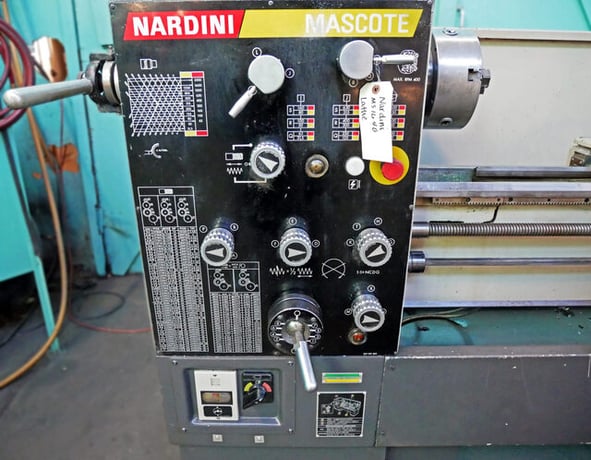 16-1/8" x 40" Nardini #MS-1640, Engine Lathe, 10-1/2" swing over cross slide, 2500 RPM, 1.9" bore - Image 6