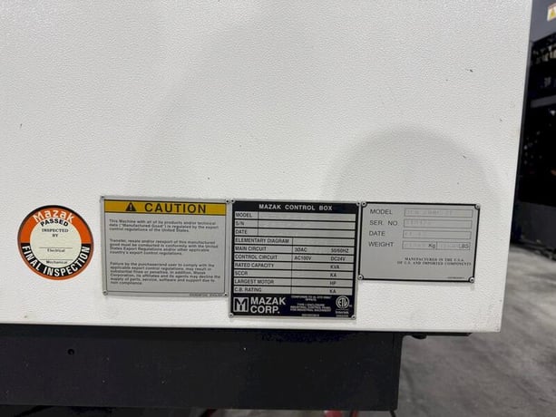 Mazak #VCN-700E/40-II, vertical machining center, 80" X, 27.6" Y, 28.3" Z, 12000 RPM, 48 automatic tool - Image 5
