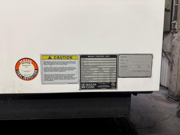 Mazak #VCN-700E/40-II, vertical machining center, 80" X, 27.6" Y, 28.3" Z, 12000 RPM, 48 automatic tool - Image 5