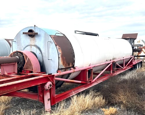 4' x 32' Rotary Drum Dryers mounted on trailers, (3 available) - Image 2