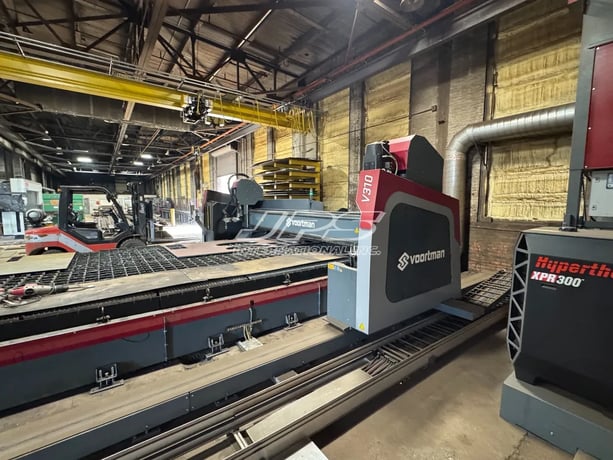 Voortman #V310, Gantry Plate Machine, 10' x 20' capacity, 8" material thickness, 300 amps, SigmaNest Techno - Image 1