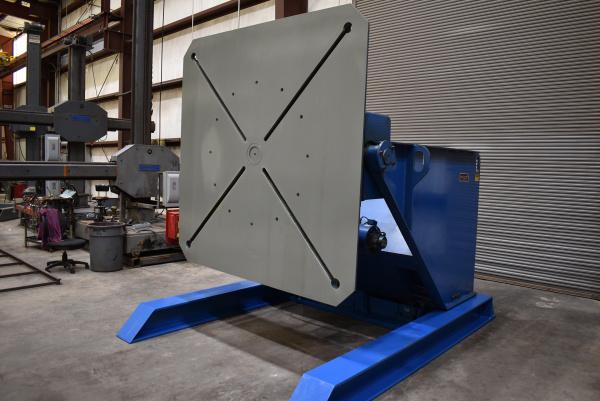 40000 lb. Pandjiris #400-12-VPL, Gear Elevated Welding Positioner, 84" x 84" table, 10 HP, 460 Volt - Image 5