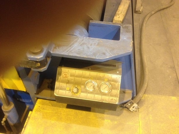10' x 1.575" M.G. #MH-340, 4 roll double initial pinch hyd.plate bending machine, 2012 - Image 4