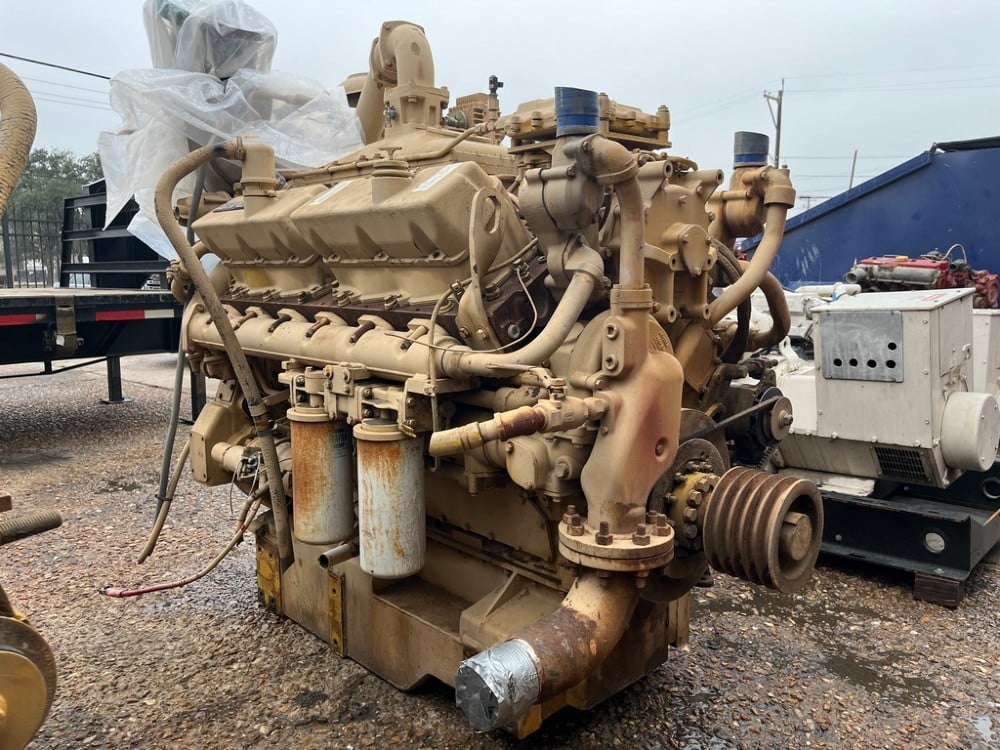 637 HP @ 1800 RPM, Caterpillar #G3412C LE, used rebuildable core - 3 available - Image 2