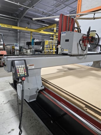 AXYZ #Pacer-5010ATC, CNC Router, 3-Axis, 120" x 72" table, 12000 RPM, 10 HP, low hours - Image 2