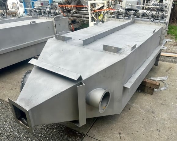 900 cfm Sly #STJ-64-6, Stainless dust collector, 217 sq.ft., top bag removal design, unused, 2022 - Image 4