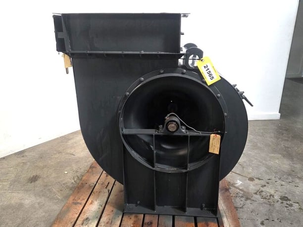 New York Blower #Acoustafoil fan with discharge damper, size 22 II, new surplus - Image 2