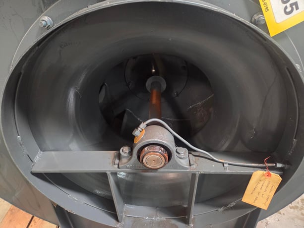 New York Blower #Acoustafoil fan with discharge damper, size 22 II, new surplus - Image 4