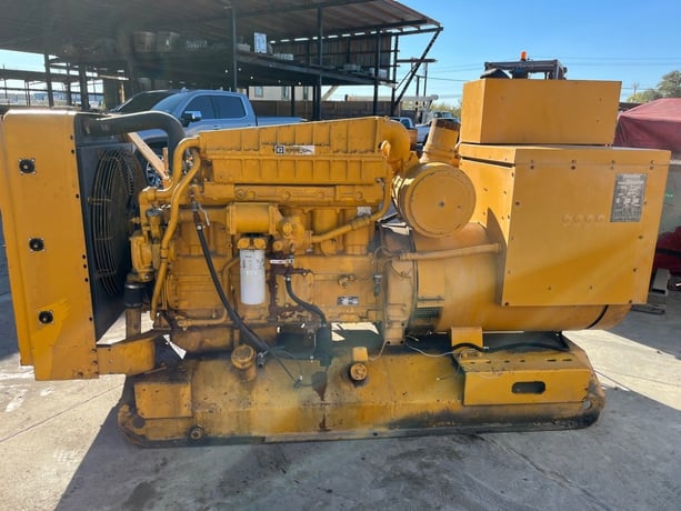 180 KW Caterpillar #D-3306PC, Open Skid, 480 Volts, 1988 - 345 hours - Image 1