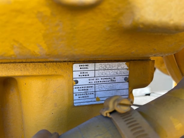 180 KW Caterpillar #D-3306PC, Open Skid, 480 Volts, 1988 - 345 hours - Image 6