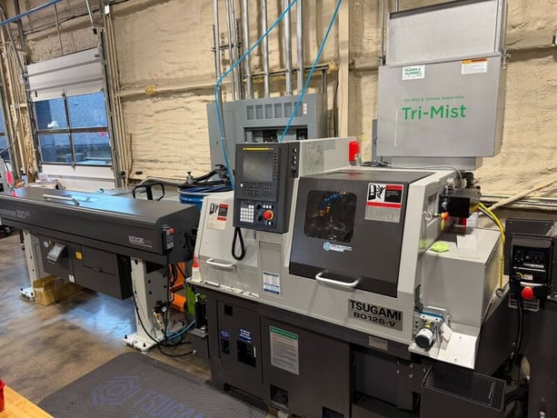 Tsugami #B0126-V, 6-Axis CNC Swiss Type Lathe, 6.69" max. headstock, 5 HP, 12000 RPM, 28 tool positions - Image 1