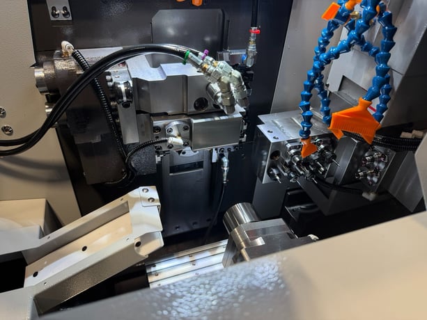Tsugami #B0126-V, 6-Axis CNC Swiss Type Lathe, 6.69" max. headstock, 5 HP, 12000 RPM, 28 tool positions - Image 4