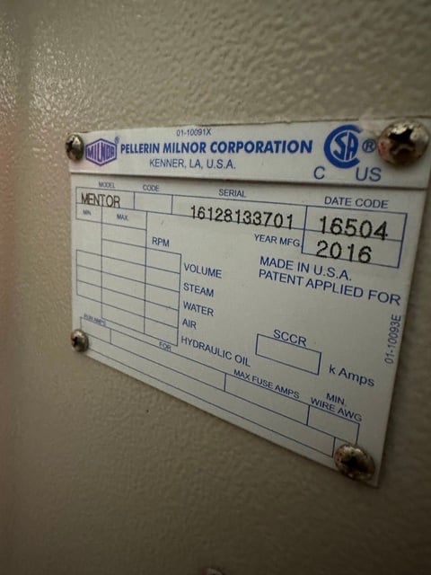 150 Lb. Milnor #76039L3F, Pulseflow CBW, 6-Module, 30/115 psi Steam, 5/75 psi Water, 85/110 psi Air, 208 V - Image 2
