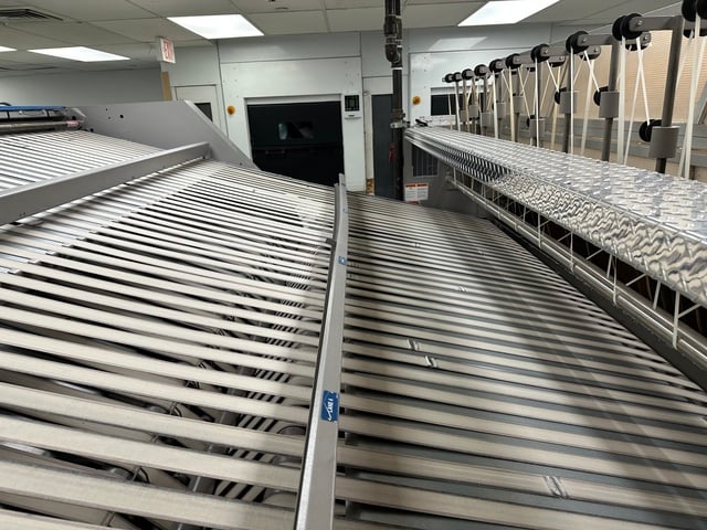 Chicago Dryer #S-16-2000, Folder w/Stacker, Left-Hand Discharge, 120" Width, 2.3 HP, 208 V, 2009 - Image 6