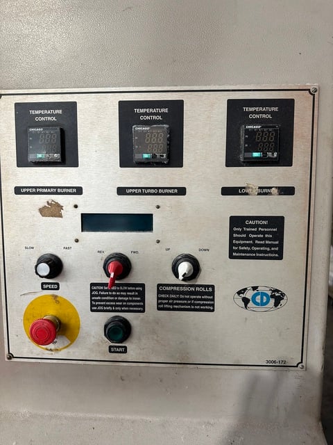 32" x 120" Chicago Dryer #Imperial-232, LP Gas Ironer, Two-Roll, 8 HP, 208 V, 2010 - Image 4