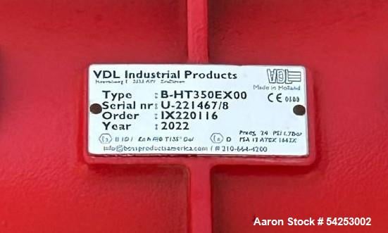VDL Industrial #B-HT350EX00, rotary airlock valve, 0.50 HP, 1730 RPM, 277/480 V., 3-phase, 2022 - Image 3