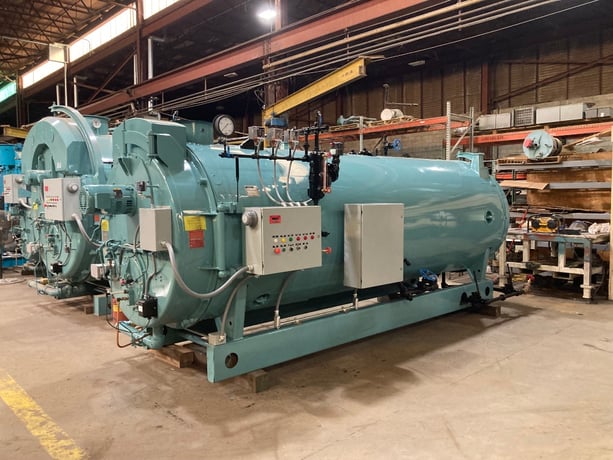 200 HP Cleaver-Brooks, 200 PSI, natural gas, 30 PPM NOx, re-tubed, new controls, wiring, ready to ship - Image 2