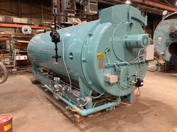 200 HP Cleaver-Brooks, 200 PSI, natural gas, 30 PPM NOx, re-tubed, new controls, wiring, ready to ship - Image 3