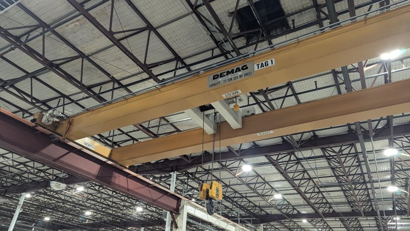 20 Ton, Demag, 46' 0" Span, 20' Lift, Radio Control, 460/3/60, 1999 [#2653] - Image 2