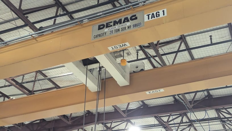20 Ton, Demag, 46' 0" Span, 20' Lift, Radio Control, 460/3/60, 1999 [#2653] - Image 3