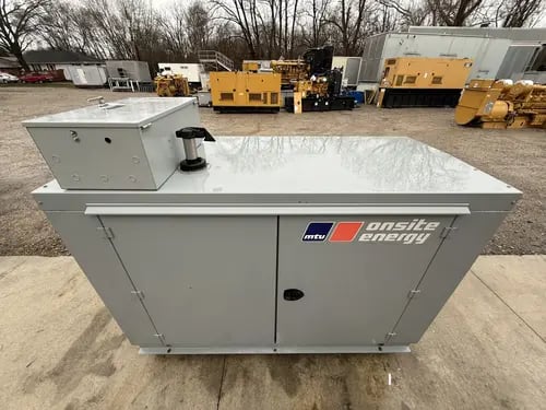 30 KW MTU #30PGC6NLT1, Natural gas generator set, 120/208 Volts, 3-phase, 230 hours, 1800 RPM, GM 3.0L - Image 8