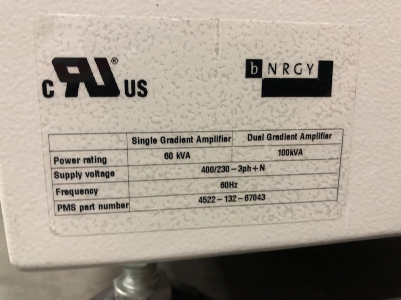 Philips #4522-132-67043, Amplifier for MRI, 60-100 KVA - Image 3