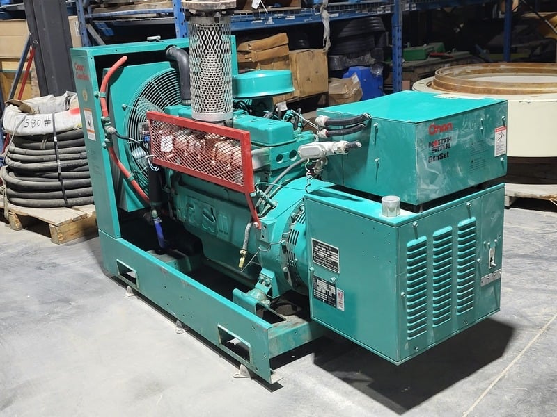 30 KW Cummins #30.0DLC-9XR/27826A, Diesel Generator Set, 1800 RPM, 600/347 Volts, 3PH, 40 HP engine, 544 hours - Image 9