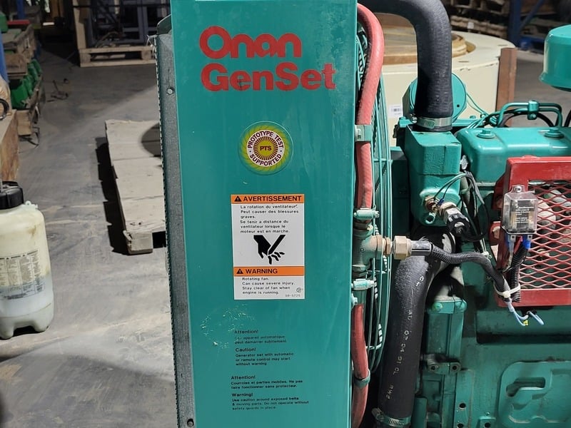 30 KW Cummins #30.0DLC-9XR/27826A, Diesel Generator Set, 1800 RPM, 600/347 Volts, 3PH, 40 HP engine, 544 hours - Image 10
